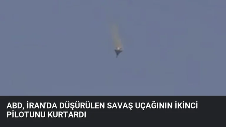 ABD, İran’da Düşürülen Savaş Uçağının İkinci Pilotunu Kurtardı