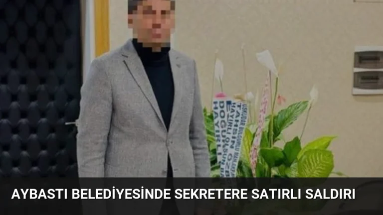 Aybastı Belediyesinde Sekretere Satırlı Saldırı