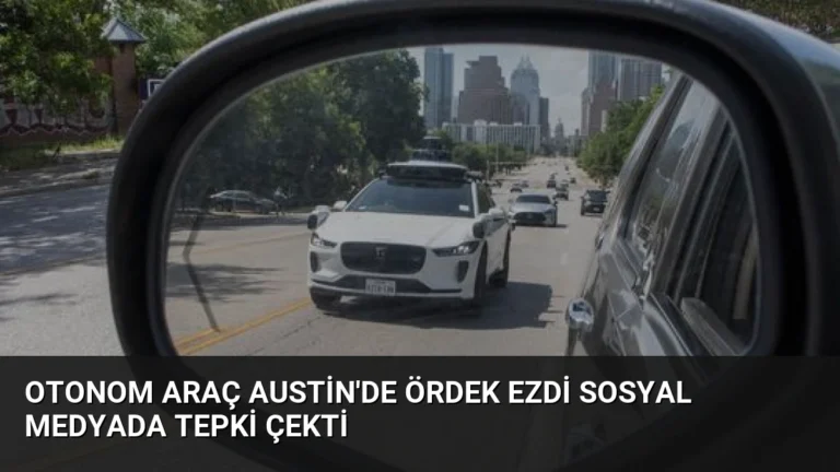 Otonom Araç Austin’de Ördek Ezdi Sosyal Medyada Tepki Çekti