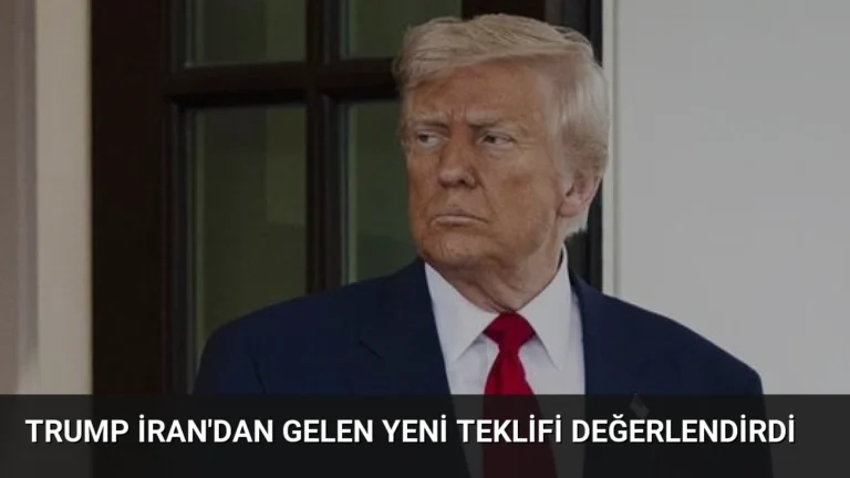 Trump İran’dan Gelen Yeni Teklifi Değerlendirdi