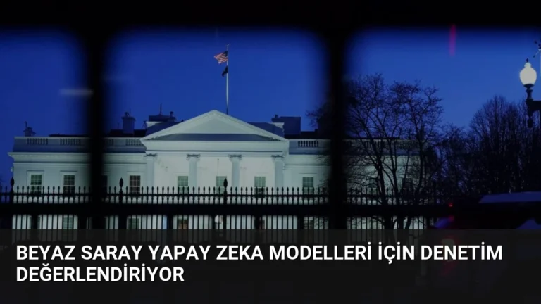 Beyaz Saray Yapay Zeka Modelleri İçin Denetim Değerlendiriyor