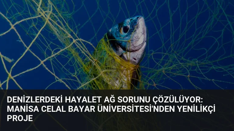 Denizlerdeki Hayalet Ağ Sorunu Çözülüyor: Manisa Celal Bayar Üniversitesi’nden Yenilikçi Proje