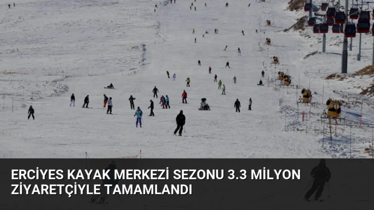 Erciyes Kayak Merkezi Sezonu 3.3 Milyon Ziyaretçiyle Tamamlandı