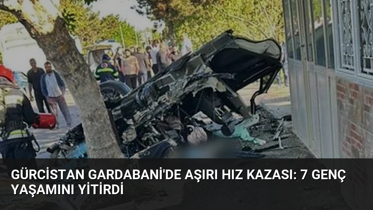 Gürcistan Gardabani’de Aşırı Hız Kazası: 7 Genç Yaşamını Yitirdi