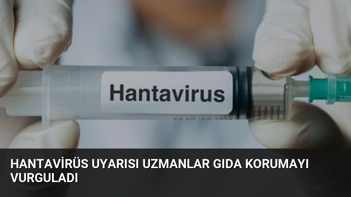 Hantavirüs Uyarısı Uzmanlar Gıda Korumayı Vurguladı