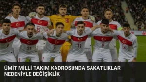 Ümit Milli Takım Kadrosunda Sakatlıklar Nedeniyle Değişiklik
