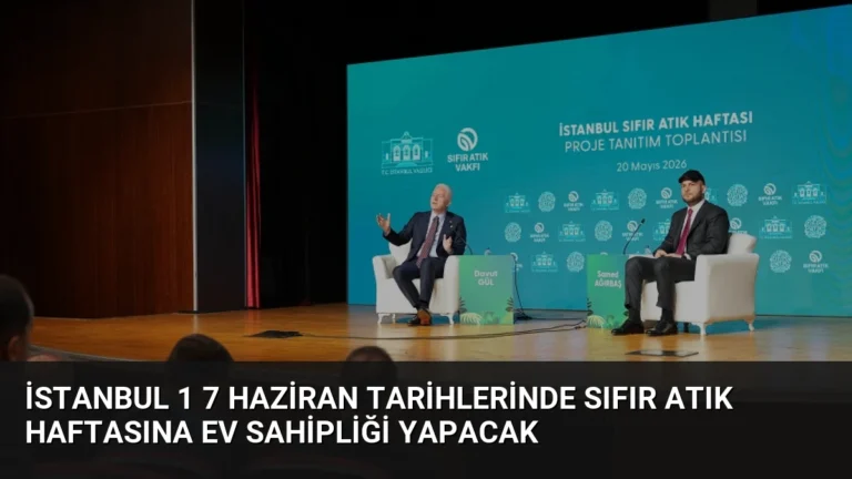 İstanbul 1 7 Haziran Tarihlerinde Sıfır Atık Haftasına Ev Sahipliği Yapacak