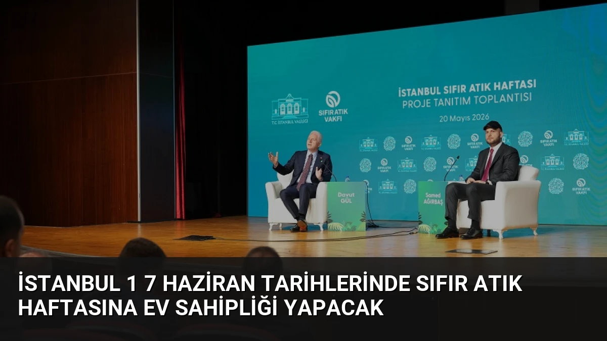 İstanbul 1 7 Haziran Tarihlerinde Sıfır Atık Haftasına Ev Sahipliği Yapacak