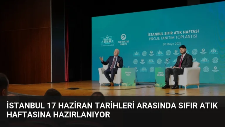 İstanbul 17 Haziran Tarihleri Arasında Sıfır Atık Haftasına Hazırlanıyor