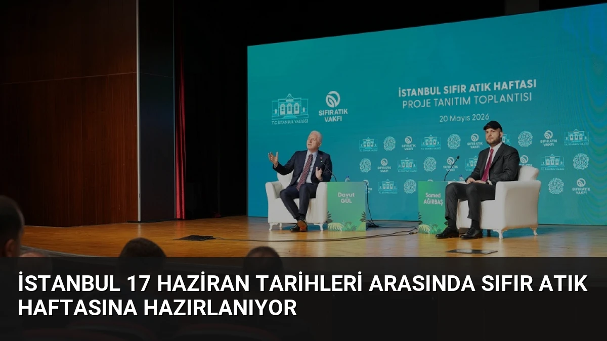 İstanbul 17 Haziran Tarihleri Arasında Sıfır Atık Haftasına Hazırlanıyor