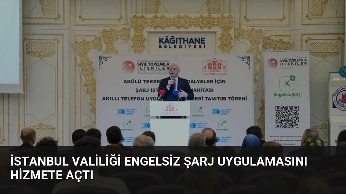 İstanbul Valiliği Engelsiz Şarj Uygulamasını Hizmete Açtı