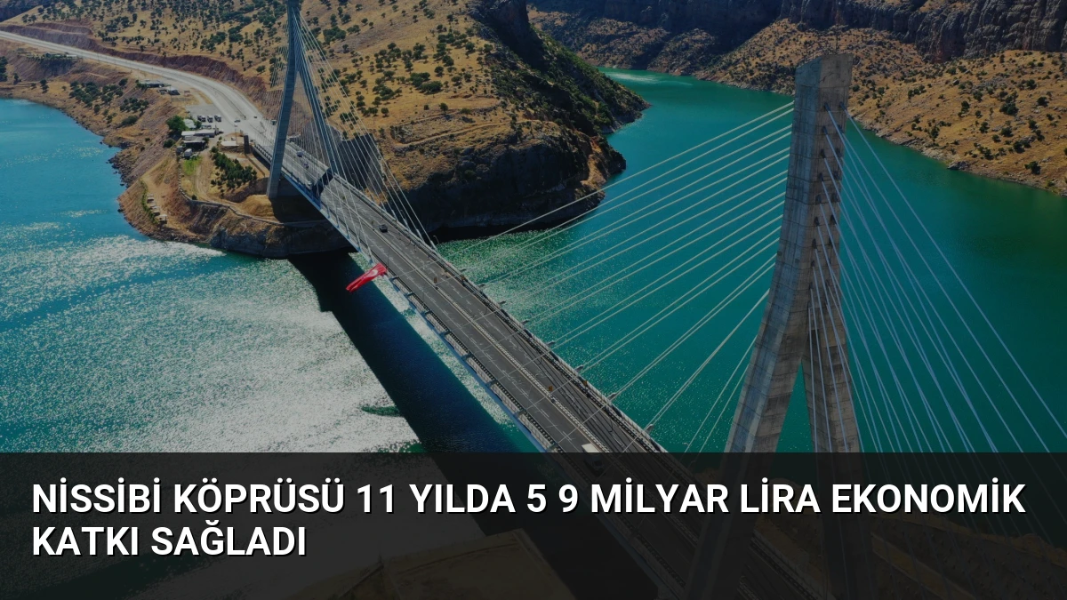 Nissibi Köprüsü 11 Yılda 5 9 Milyar Lira Ekonomik Katkı Sağladı