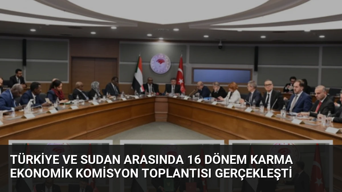 Türkiye ve Sudan Arasında 16 Dönem Karma Ekonomik Komisyon Toplantısı Gerçekleşti
