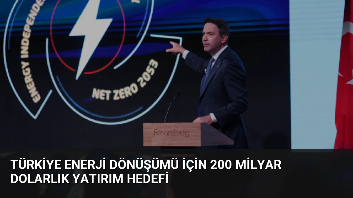 Türkiye Enerji Dönüşümü İçin 200 Milyar Dolarlık Yatırım Hedefi