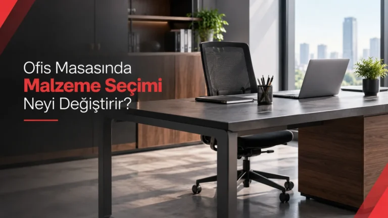 Ofis Masasında Malzeme Seçimi Neyi Değiştirir