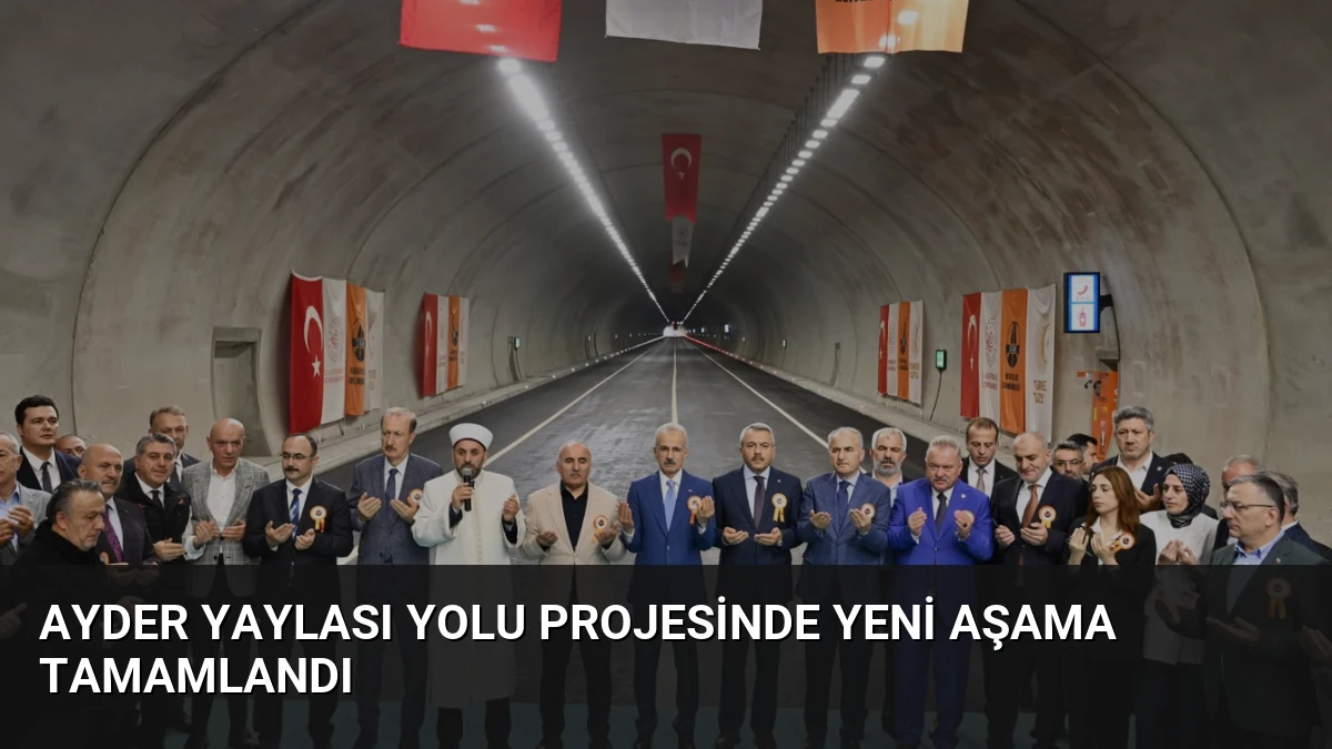 Ayder Yaylası Yolu Projesinde Yeni Aşama Tamamlandı