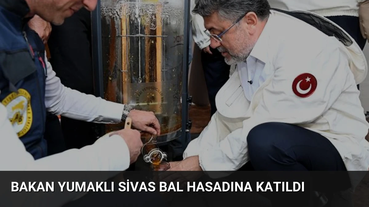 Bakan Yumaklı Sivas Bal Hasadına Katıldı