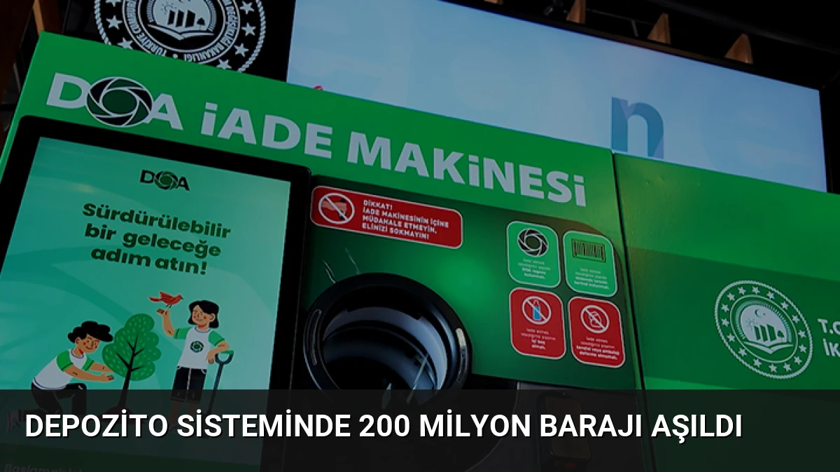Depozito Sisteminde 200 Milyon Barajı Aşıldı