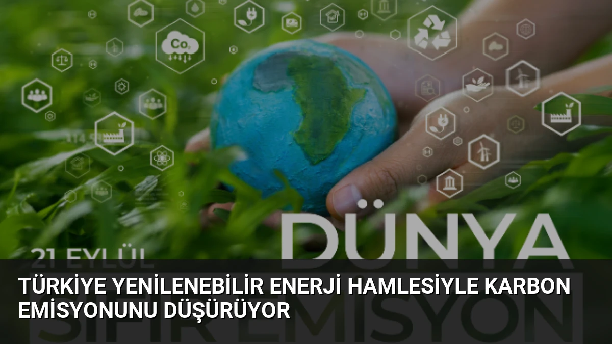 Türkiye Yenilenebilir Enerji Hamlesiyle Karbon Emisyonunu Düşürüyor