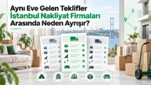 Aynı Eve Gelen Teklifler İstanbul Nakliyat Firmaları Arasında Neden Ayrışır?