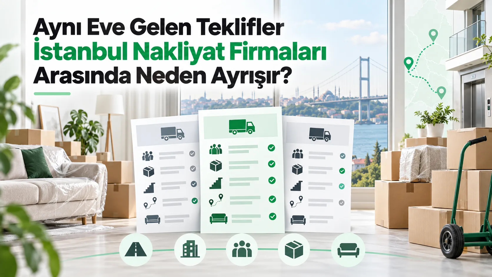 Aynı Eve Gelen Teklifler İstanbul Nakliyat Firmaları Arasında Neden Ayrışır?