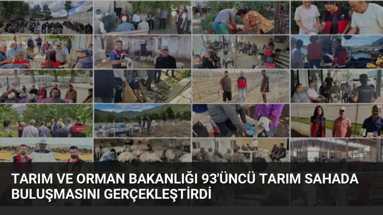 Tarım ve Orman Bakanlığı 93’üncü Tarım Sahada Buluşmasını Gerçekleştirdi